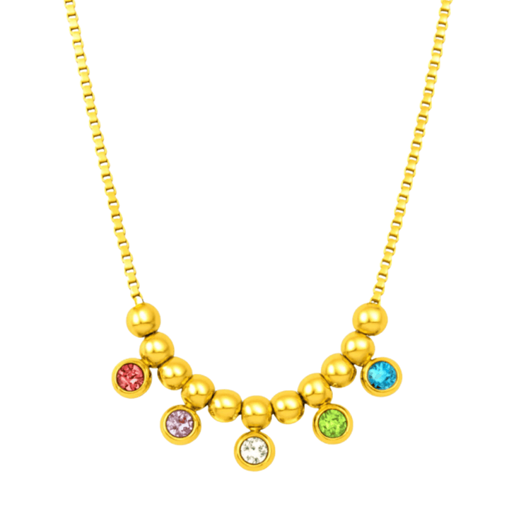 Rainbow Glow Halskette
