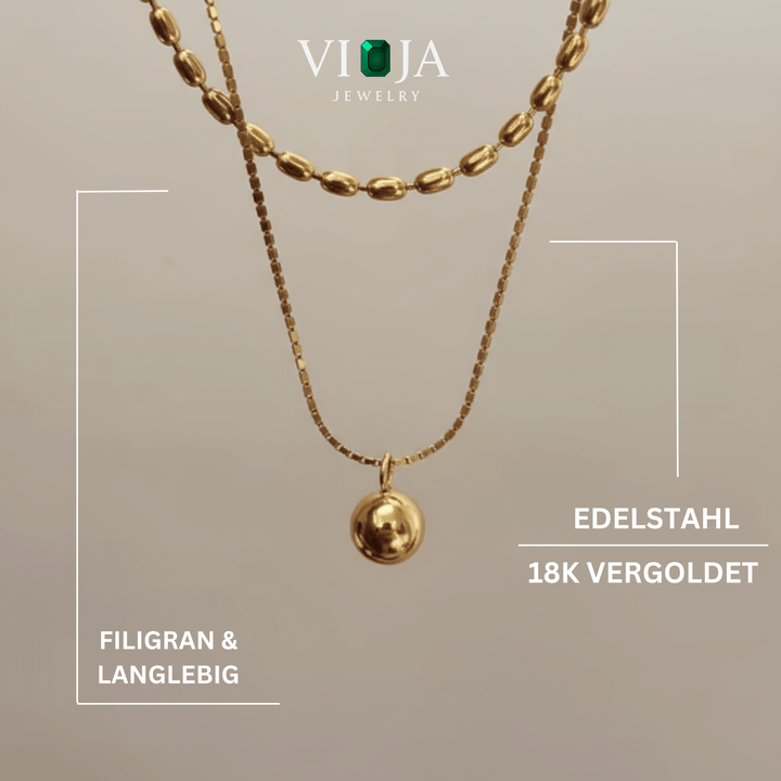 Véla Double Halskette