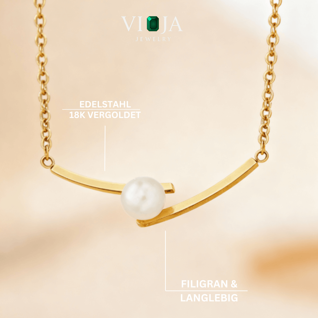 Einzelperle Halskette