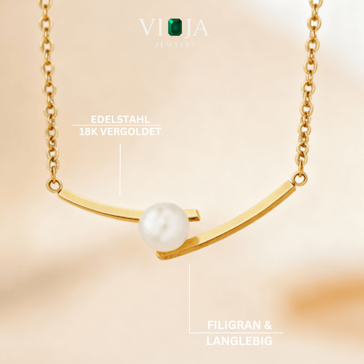 Einzelperle Halskette