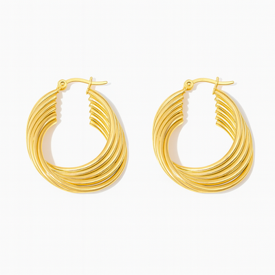 Golden Wave Ohrringe