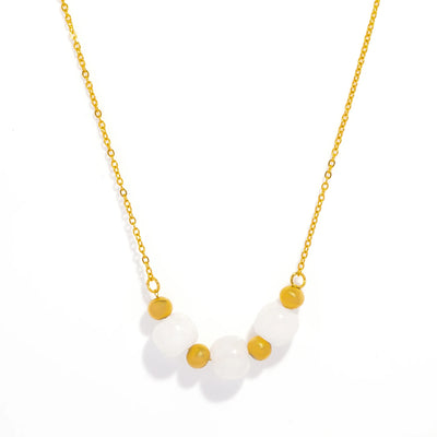 Naturstein Halskette