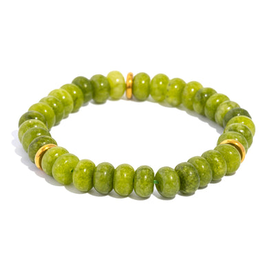 Steinperlen Boho Armband