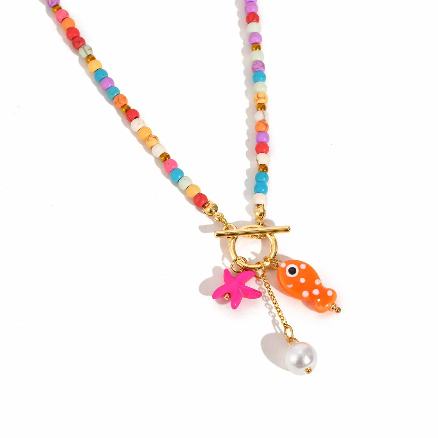 Aqua Dreams - Boho Halskette