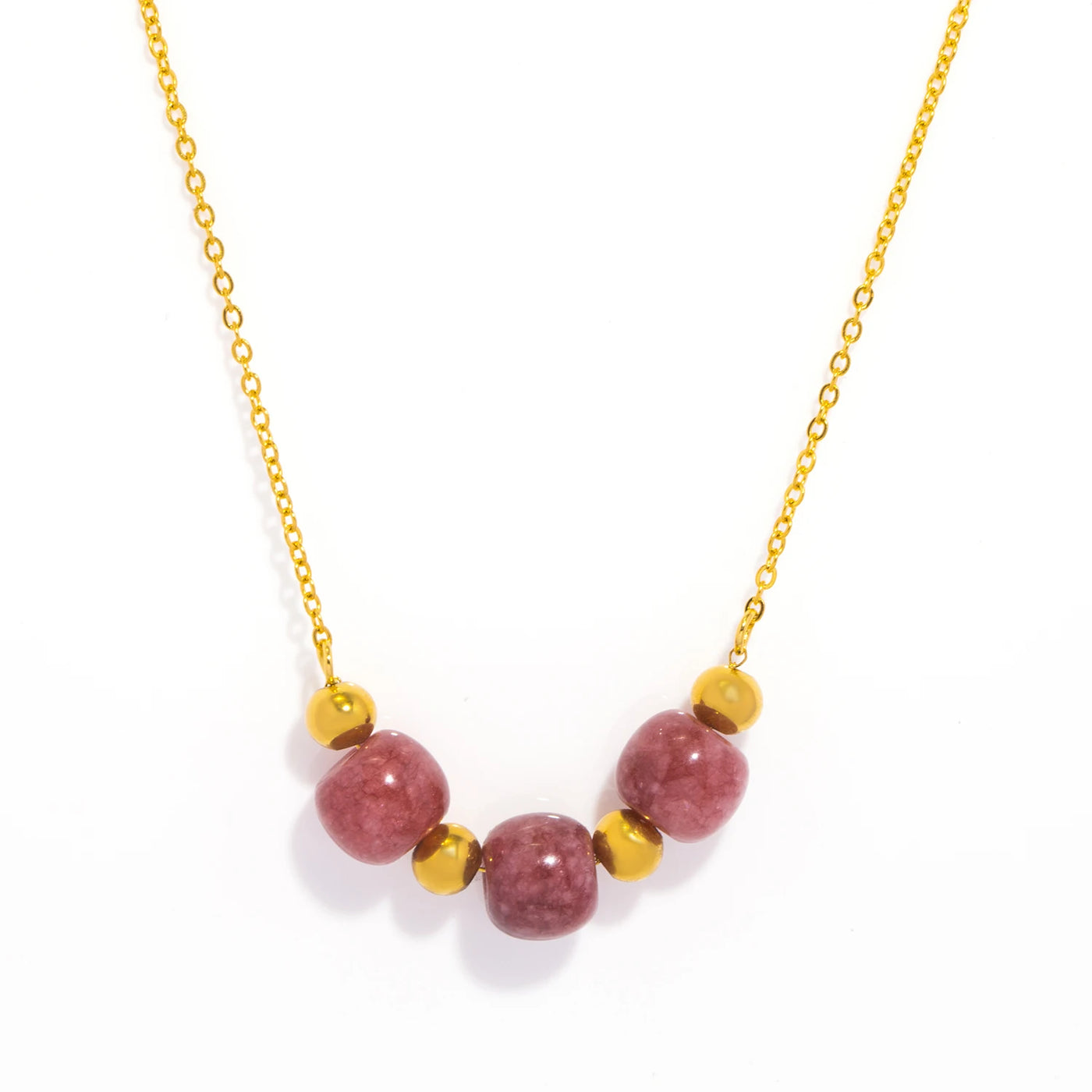 Naturstein Halskette