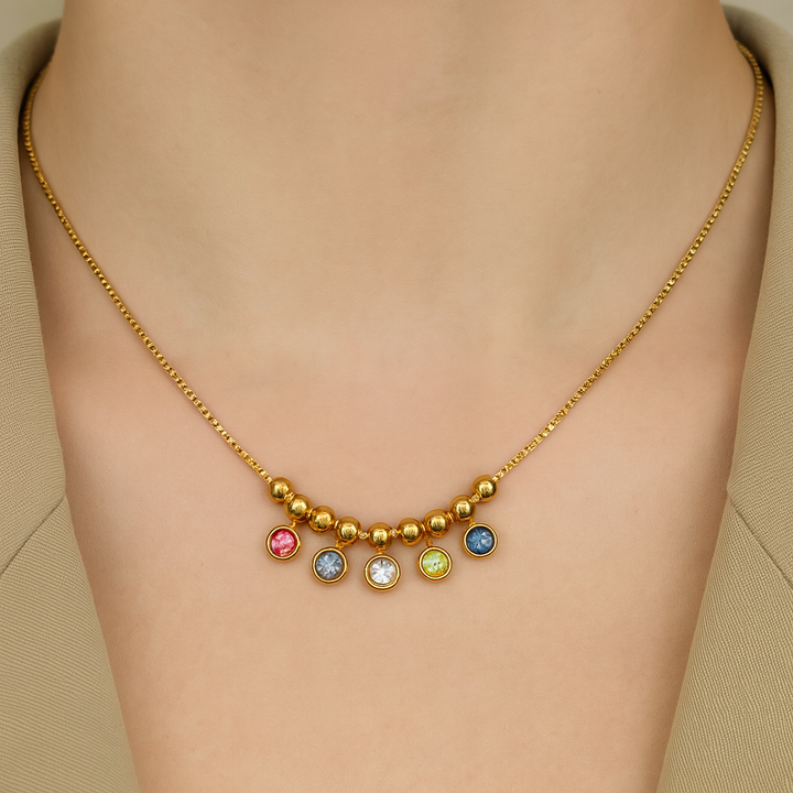 Rainbow Glow Halskette