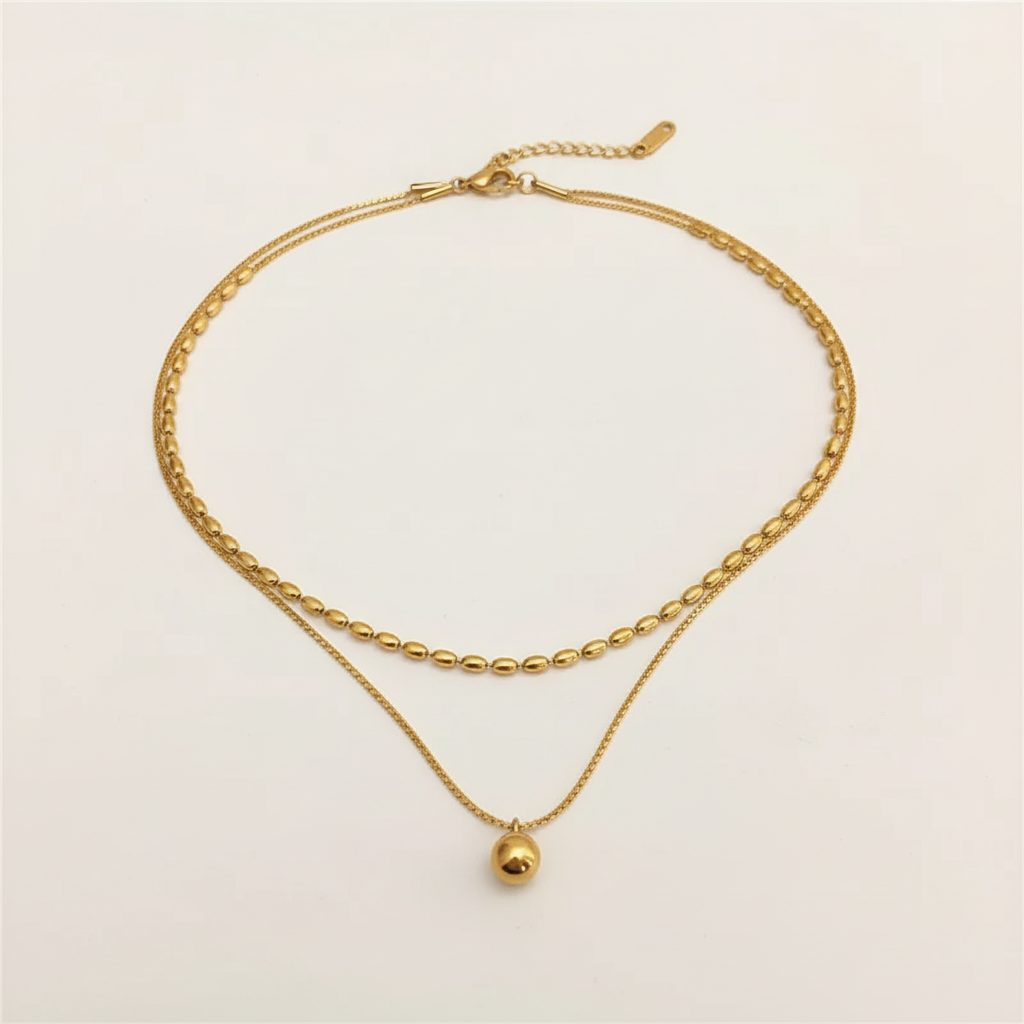Véla Double Halskette